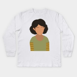 The Walking Dead Game Season 1 Clementine Fan Art Kids Long Sleeve T-Shirt